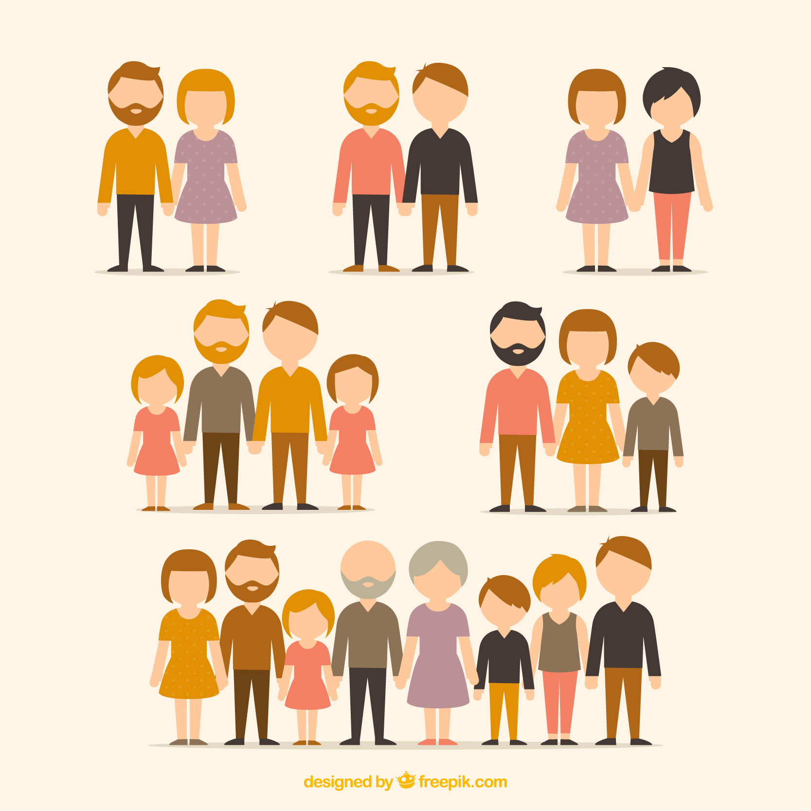 tipologías de familia